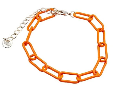 Link Orange Bracelet