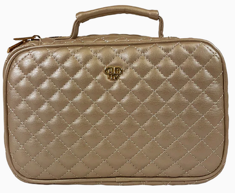 Lexi Travel Organizer/ Gold Quilted