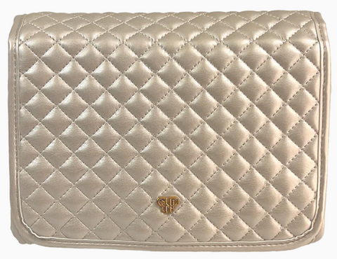 Getaway Toiletry Case- Pearl Quilted