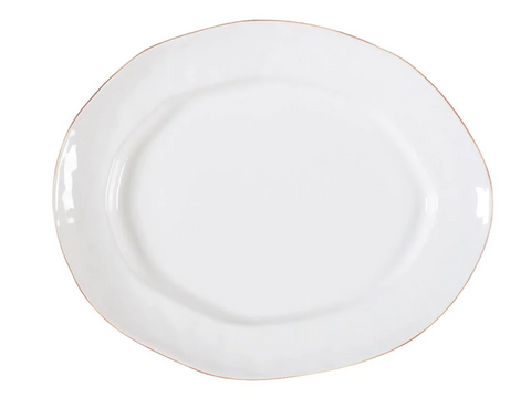 Cantaria Large Oval Platter White