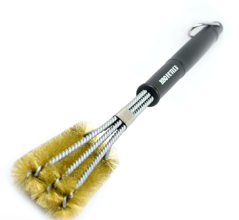 BBQ BUTLER BRASS GRILL BRUSH - GREAT FOR ALL SMOKER/GRILL GRATES