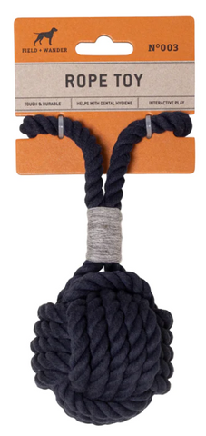 Rope Dog Toy- Navy