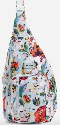 Blue ReActive Sling Backpack- Sea Air Floral