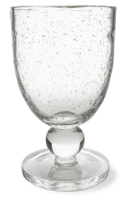 Clear Bubble Goblet