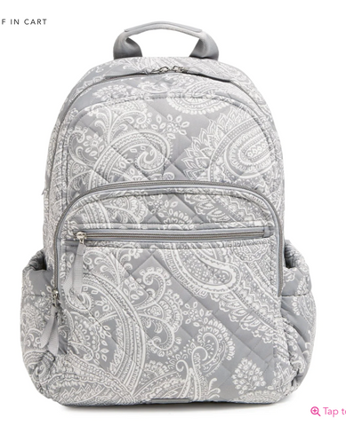 Campus Backpack - Cloud Gray Paisley