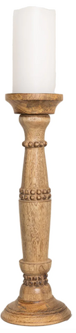 Beaded Candle Stick Natural
