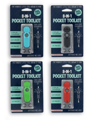 8 In 1 Pocket Tool Set 12P Display