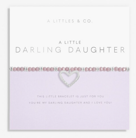 Live Life In Color A Little 'Darling Daughter' Bracelet in Silver Plating