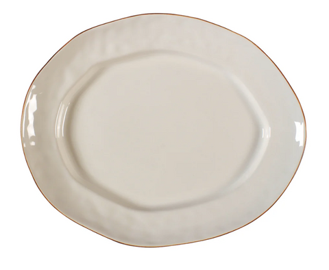 Cantaria Large Oval Platter Ivory