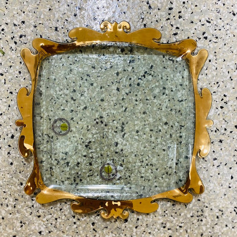 15" Square Platter w/ Scalloped Edging