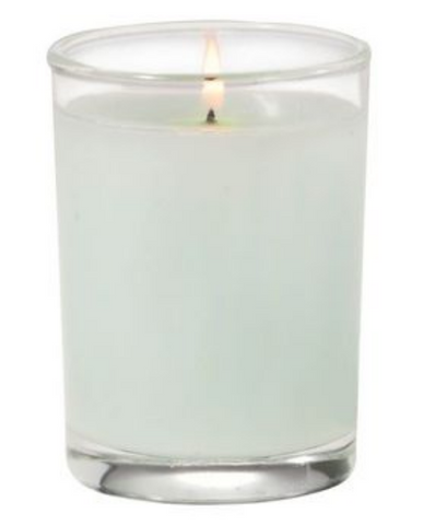 Cotton Ginseng Votive Glass Candle