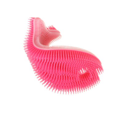 Pink Fish Silicone Bath Scrub