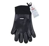 Heat Resistant Silicone + Cotton Lined Gloves, Set of 2
