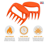 The Original Bear Paws Meat Shredders, Orange