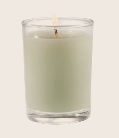 Fresh Hydrangea Votive Glass Candle