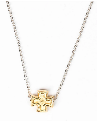 Faith Petite Gold Cross Necklace