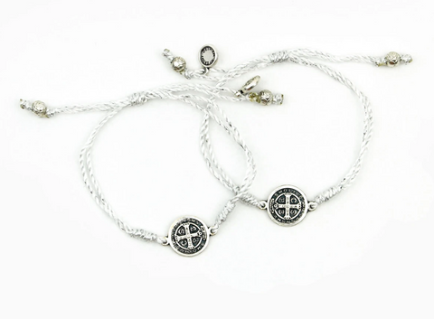 Best Friends Metallic Silver Bracelet Set