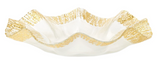 Rufolo Glass Gold Platter