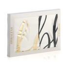 Set of 2 "Hubby/Wifey" Standard Ivory Pillowcases