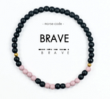 Brave Morse Code Bracelet