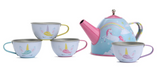 Rainbow Unicorn 15-piece Tin Tea Set