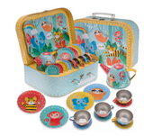 Jungle 15-piece Tin Tea Set