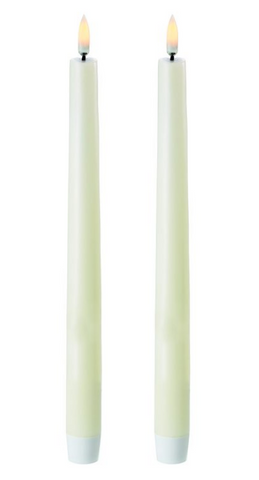 Taper LED Twin Pack Candle (2.4 x 25 cm)