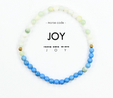 Joy Morse Code Bracelet