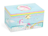 Casey Unicorn Musical Jewelry Box with Drawer