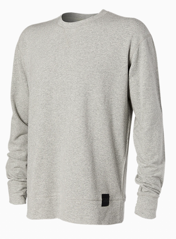 3SIX Five Long Sleeve Sweatshirt, Ash Grey Heather
