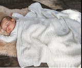 Vanilla Cream Waffle Blanket