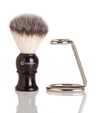 Shaving brush with Stainless Steel Stand