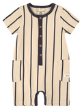Striped Romper Cream
