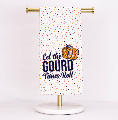 Let the Gourd Times Roll Hand Towel