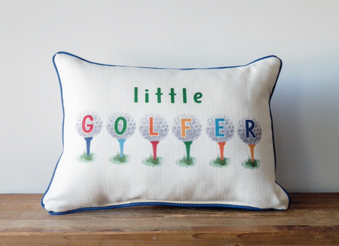 Little Golfer Pillow