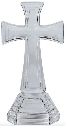 Memorial Standing Glass Cross