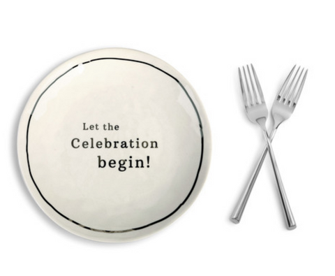 Celebrate Sharing Plates and Forks Set