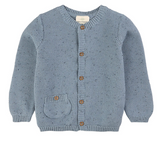 Knit Cardigan Dusty Blue