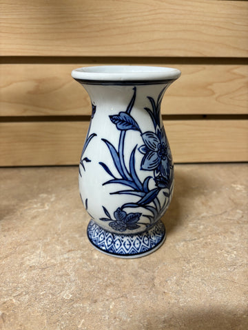 Small Blue & White Vase