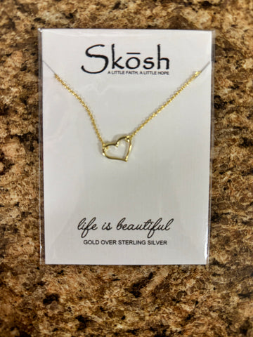 Gold Open Heart