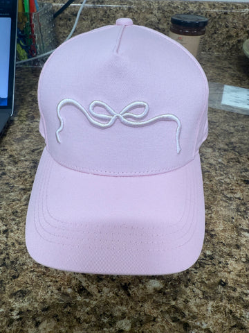 Pink Bow Hat