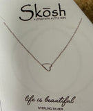 Tiny Open Heart Necklace