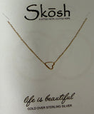 Tiny Open Heart Necklace