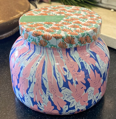 Floral Printed Volcano Candle/ 19oz, Eaton