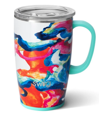 Color Swirl Insulated Mug 18 oz.