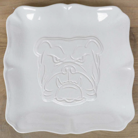 Bulldog Square Platter