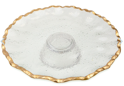 Triomphe Cake Stand/ 10.6" w X 2.5" h X 10.6" d