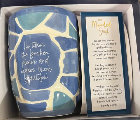 Mended Mug Blue
