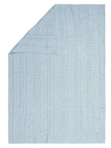 Chenille Blankets Blue