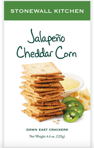 Jalapeno Cheddar Corn Crackers